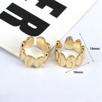 1 Pair Vintage Style Simple Style Leaves Plating Copper Gold Plated Silver Plated Ear Cuffs main image 2
