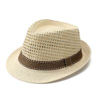 Women's Simple Style Classic Style Solid Color Flat Eaves Fedora Hat main image 1