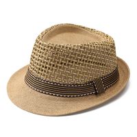 Women's Simple Style Classic Style Solid Color Flat Eaves Fedora Hat sku image 7