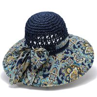 Women's Simple Style Color Block Big Eaves Sun Hat sku image 6