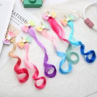 Girl's Cute Sweet Bow Knot Cloth High Temperature Wire Hair Clip main image 1