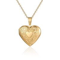 Romantic Heart Shape Stainless Steel Plating Pendant Necklace main image 2