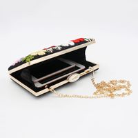 Women's Small Polyester Flower Vintage Style Classic Style Square Buckle Shoulder Bag Clutch Bag Evening Bag main image 3