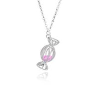 Ig Style Sweet Candy Sterling Silver Polishing Plating Zircon Pendant Necklace sku image 1