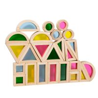 Building Toys Triangle Square Wood Toys main image 5