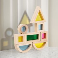 Building Toys Triangle Square Wood Toys main image 3