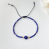 Casual Ethnic Style Eye Beaded Glass Unisex Bracelets main image 3