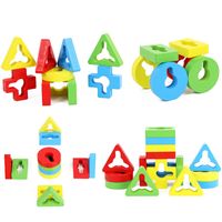 Building Toys Color Block Wood Toys main image 8