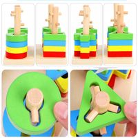 Building Toys Color Block Wood Toys main image 7