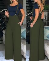 Women's Daily Street Casual Solid Color Full Length Jumpsuits main image 5