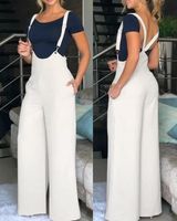 Women's Daily Street Casual Solid Color Full Length Jumpsuits main image 3