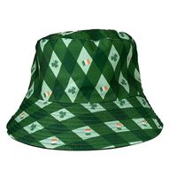 Unisex Simple Style Classic Style Shamrock Printing Eaveless Bucket Hat main image 1