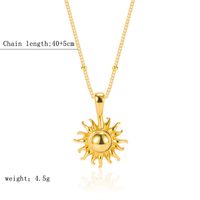 Simple Style Solid Color Sterling Silver Plating 14k Gold Plated Pendant Necklace sku image 3