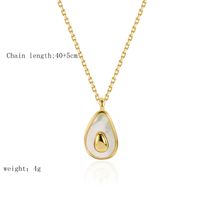 Simple Style Solid Color Sterling Silver Plating 14k Gold Plated Pendant Necklace sku image 2