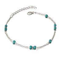 Retro Solid Color Alloy Women's Anklet main image 5