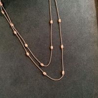 Einfacher Stil Geometrisch Legierung Überzug Frau Doppellagige Halsketten main image 5