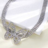 Glam Luxurious Shiny Butterfly Artificial Crystal Women's Choker main image 4