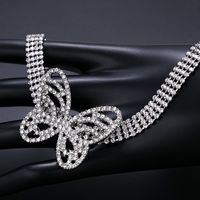 Glam Luxurious Shiny Butterfly Artificial Crystal Women's Choker main image 5