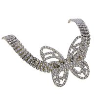 Glam Luxurious Shiny Butterfly Artificial Crystal Women's Choker main image 6