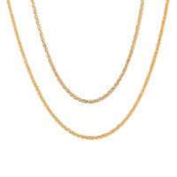 Simple Style Classic Style Solid Color Gold Plated Alloy Wholesale Layered Necklaces main image 5