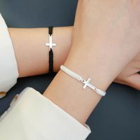 Simple Style Classic Style Cross Alloy Rope Braid Women's Bracelets main image 1