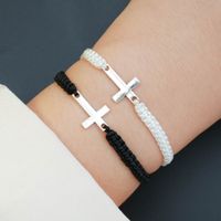 Simple Style Classic Style Cross Alloy Rope Braid Women's Bracelets main image 3