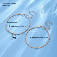 Simple Style Commute Heart Shape Opal Alloy Wholesale Bracelets main image 2