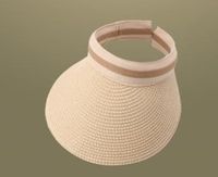 Women's Simple Style Solid Color Flat Eaves Straw Hat main image 3