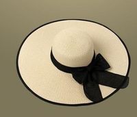 Women's Simple Style Solid Color Flat Eaves Straw Hat sku image 8