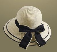 Women's Simple Style Solid Color Flat Eaves Straw Hat sku image 4
