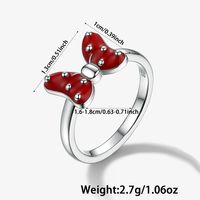Simple Style Classic Style Pentagram Round Dots Heart Shape Sterling Silver Epoxy Plating White Gold Plated Valentine's Day Women's Rings Bracelets Jewelry Set main image 4