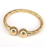 Streetwear Round Copper Plating 18k Gold Plated Bracelets Necklace main image 5