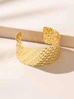Simple Style Geometric Alloy Hollow Out Women's Bangle sku image 1