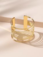 Simple Style Geometric Alloy Hollow Out Women's Bangle sku image 9