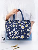 Pastoral Ditsy Floral Nylon Picnic Bag sku image 1