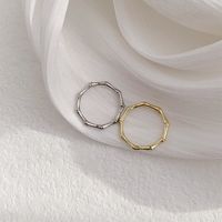 Vintage Style Simple Style Solid Color Alloy Women's Rings main image 3