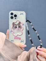 Artistic Streetwear Letter Cat Tpu   Phone Cases main image 2