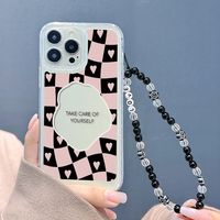 Artistic Streetwear Letter Heart Shape Tpu   Phone Cases main image 1