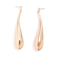 1 Pair Simple Style Oversized Geometric Copper 18k Gold Plated Drop Earrings main image 6