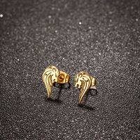 1 Pair Simple Style Lion Polishing Plating Stainless Steel 18k Gold Plated Ear Studs main image 5
