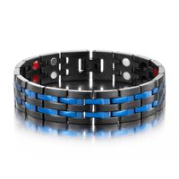 Simple Style Color Block Titanium Steel Plating Bracelets main image 1