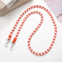 Ig Style Color Block Cotton Polyester Knitting Bag Pendant Mobile Phone Chain main image 5
