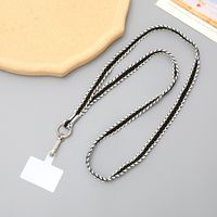 Ig Style Geometric Ribbon Knitting Mobile Phone Chain main image 5