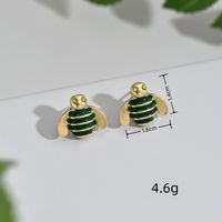 1 Pair Simple Style Classic Style Color Block Alloy Iron Ear Studs main image 5