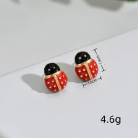 1 Pair Simple Style Classic Style Color Block Alloy Iron Ear Studs main image 2