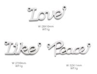 Romantic Letter Stainless Steel Jewelry Accessories main image 2