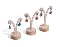 Simple Style Irregular Wood Jewelry Rack sku image 5