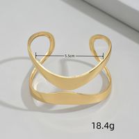 Style Simple Style Classique Couleur Unie Le Fer Femmes Bracelet main image 3