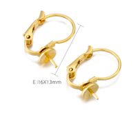 1 Pair Stainless Steel Solid Color Lady main image 2