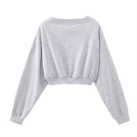 Women's Hoodies Sets Long Sleeve Casual Classic Style Solid Color main image 3